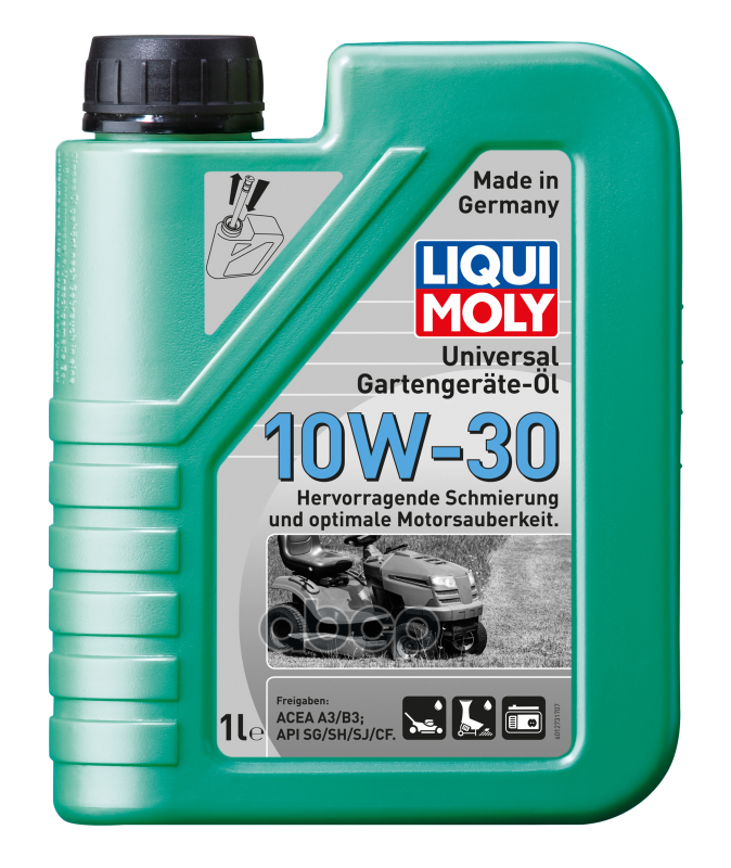 Масло моторное минеральное для газон Universal 4-Takt Gartengerate-Oil 10W-30 1л (8037) 1273 LIQUI MOLY арт. 1273