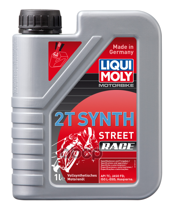 Масло Мотор Motorbike 2T Synth Street Race (Синтетическое) (1 Л.) LIQUI MOLY арт. 1505