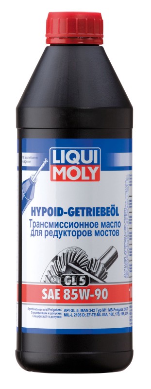 Масло трансмиссионное LIQUI MOLY Hypoid-Getriebeoil GL-5 85W-90 1 л  1956 / 1035 / 8968 LIQUI MOLY арт. 1956