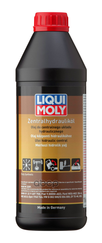 , Замена 1127/3978 Жидкость Гидравлическая Синт. Zentralhydraulik-Oil (1Л) Hcv Liqui moly арт. 20468