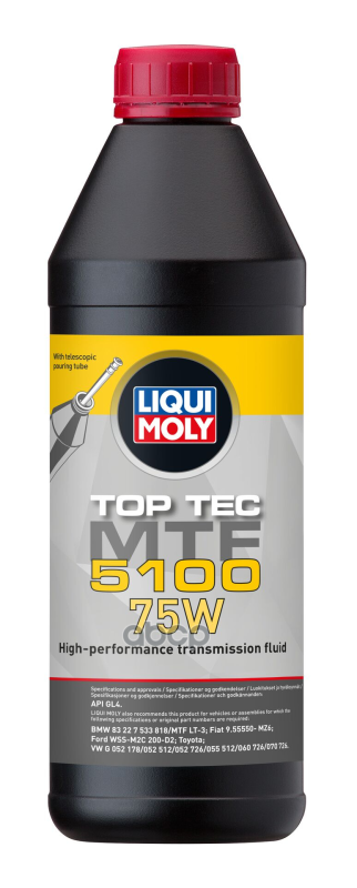 Масло трансмиссионное минеральное Top Tec MTF 5100 75W GL-4 1л (21687) 20842 LIQUI MOLY арт. 20842