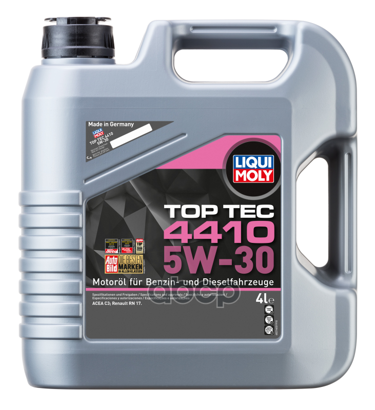 LIQUI MOLY 5W-30 Top Tec 4410, 4Л (Hc-Синт.мотор.масло)