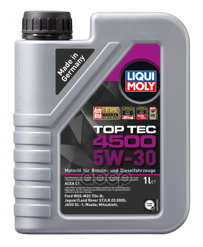 LIQUI MOLY Масло моторное синтетическое НС-Top Tec 4500 5W-30 C1 1л (3724) 2317