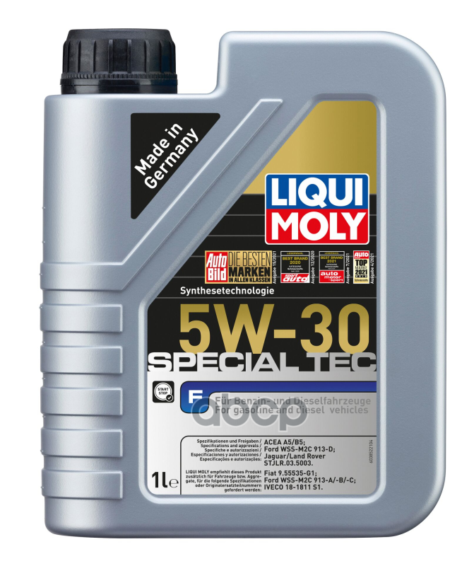 LIQUI MOLY Масло моторное синтетическое НС-Special Tec F 5W-30 A5/B5 1л (8063) 2325