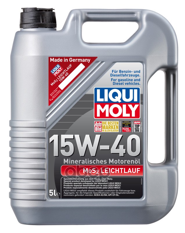 LIQUI MOLY Масло Мотор Mos2 Leichtlauf 15W-40 (5 Л.)