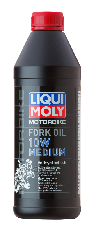 Масло моторное синтетическое для вилок и амортиз Motorbike Fork Oil Medium 10W 1л 2715 LIQUI MOLY арт. 2715