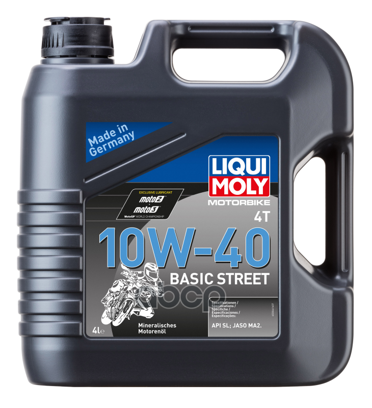 Motorbike 4T 10W-40 Basic Street (Минеральное) LIQUI MOLY арт. 3046