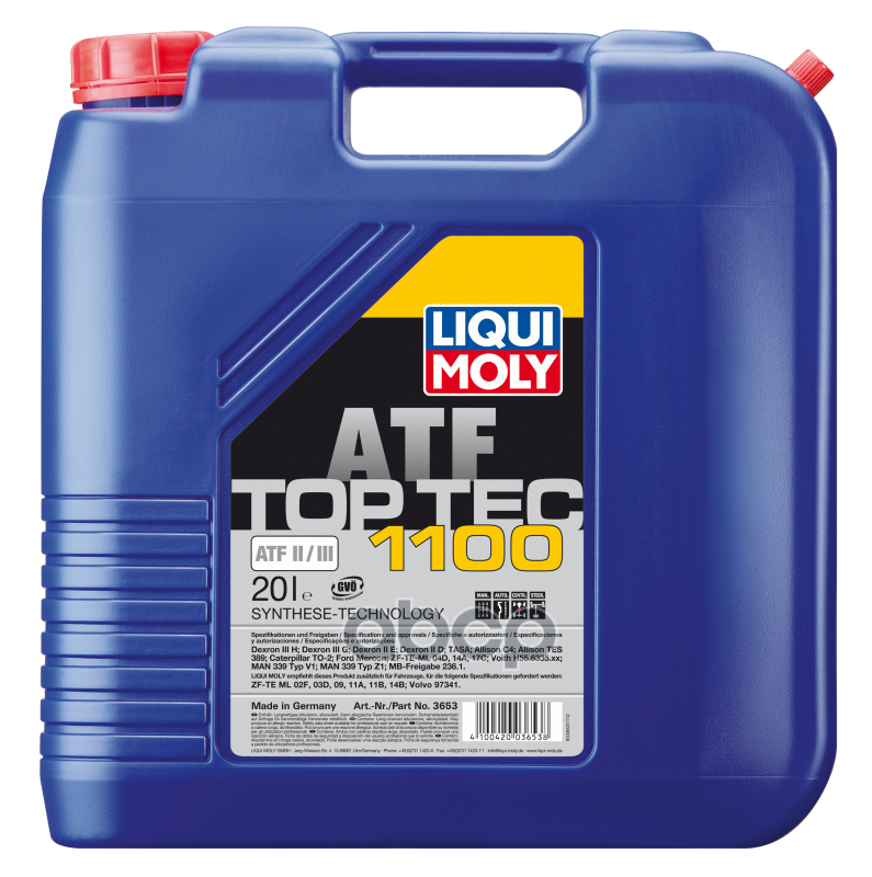 Top Tec Atf 1100Для Акпп LIQUI MOLY арт. 3653