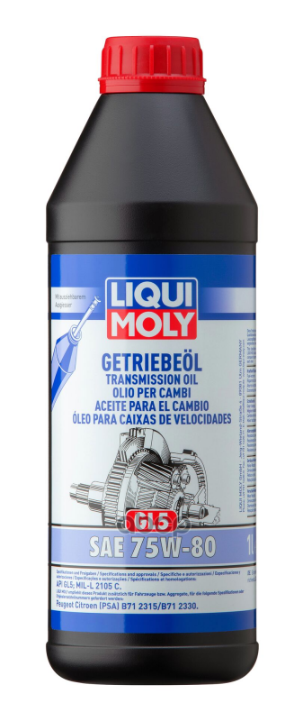 Масло трансмиссионное полусинтетическое тр.Getrieb 75W-80 GL-5 1л (20463) 3658 LIQUI MOLY арт. 3658