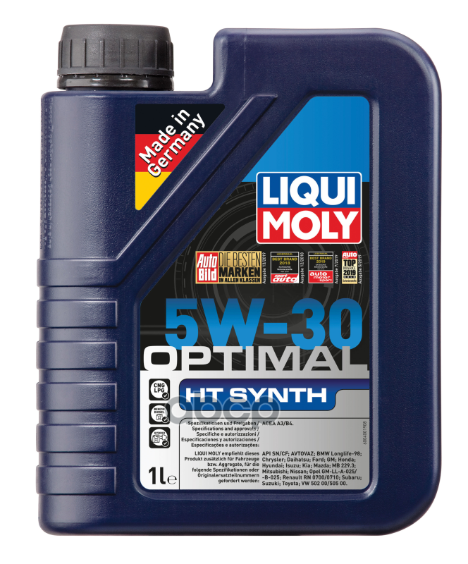 LIQUI MOLY Масло моторное синтетическое НС-Optimal HT Synth 5W-30 A3/B4 1л 39000