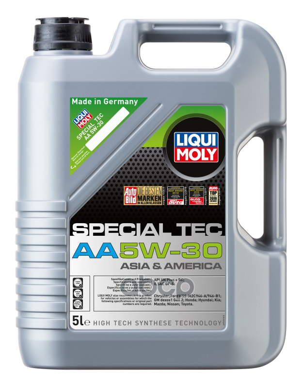 LIQUI MOLY Масло моторное синтетическое НС-Special Tec AA 5W-30 SN Plus + RC GF-5 5л 7530