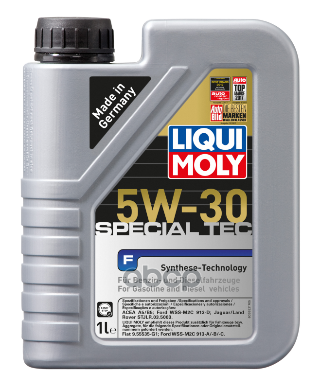 LIQUI MOLY Масло моторное синтетическое НС-Special Tec F 5W-30 A5/B5 1л (2325) 8063