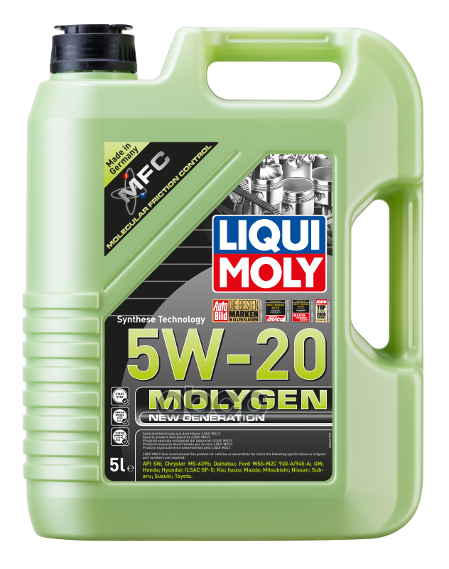 LIQUI MOLY Масло моторное Molygen Generation 5W-20 (5 л.)