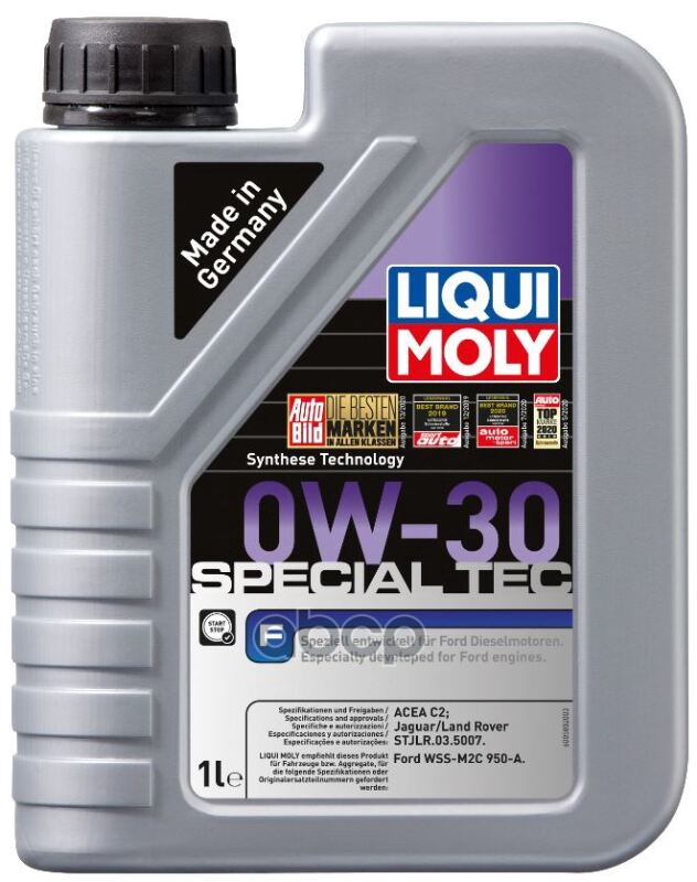 LIQUI MOLY Масло моторное синтетическое НС-Special Tec F 0W-30 1л 8902