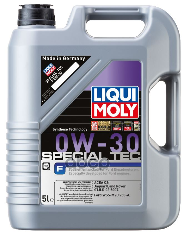 LIQUI MOLY Масло моторное синтетическое НС-Special Tec F 0W-30 5л 8903