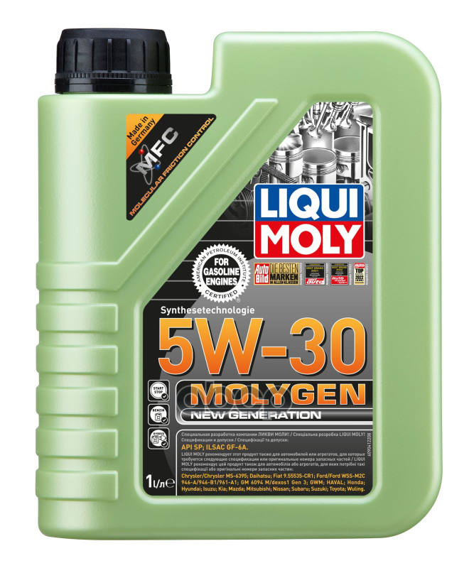 LIQUI MOLY Масло моторное синтетическое НС-Molygen New Generation 5W-30 SP GF-6A 1л (9047) 9041