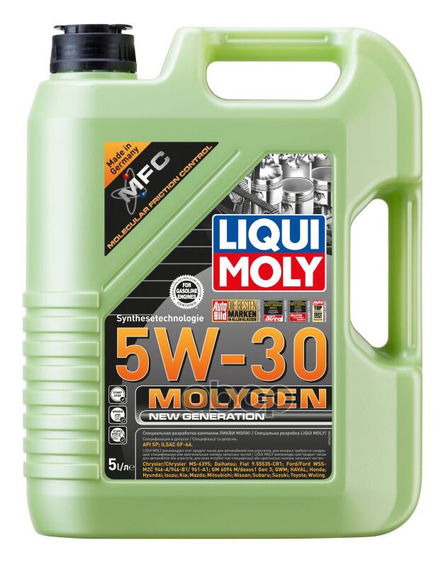LIQUI MOLY Масло Моторное Синтетическое Нс-Molygen New Generation 5W-30 Sp Gf-6A 5Л (9952) 9043