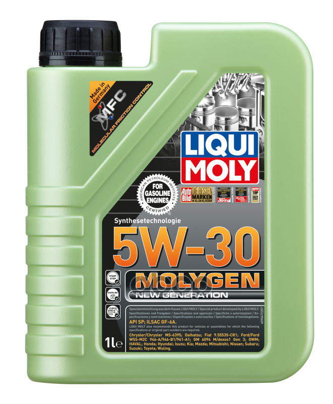 LIQUI MOLY Масло моторное синтетическое НС-Molygen New Generation 5W-30 SP GF-6A 1л (9041) 9047