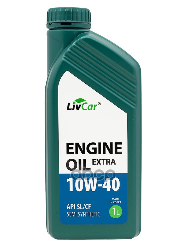 LivCar Масло моторное LIVCAR ENGINE OIL EXTRA 10W-40 API SL/CF (1л) LC2611040-001