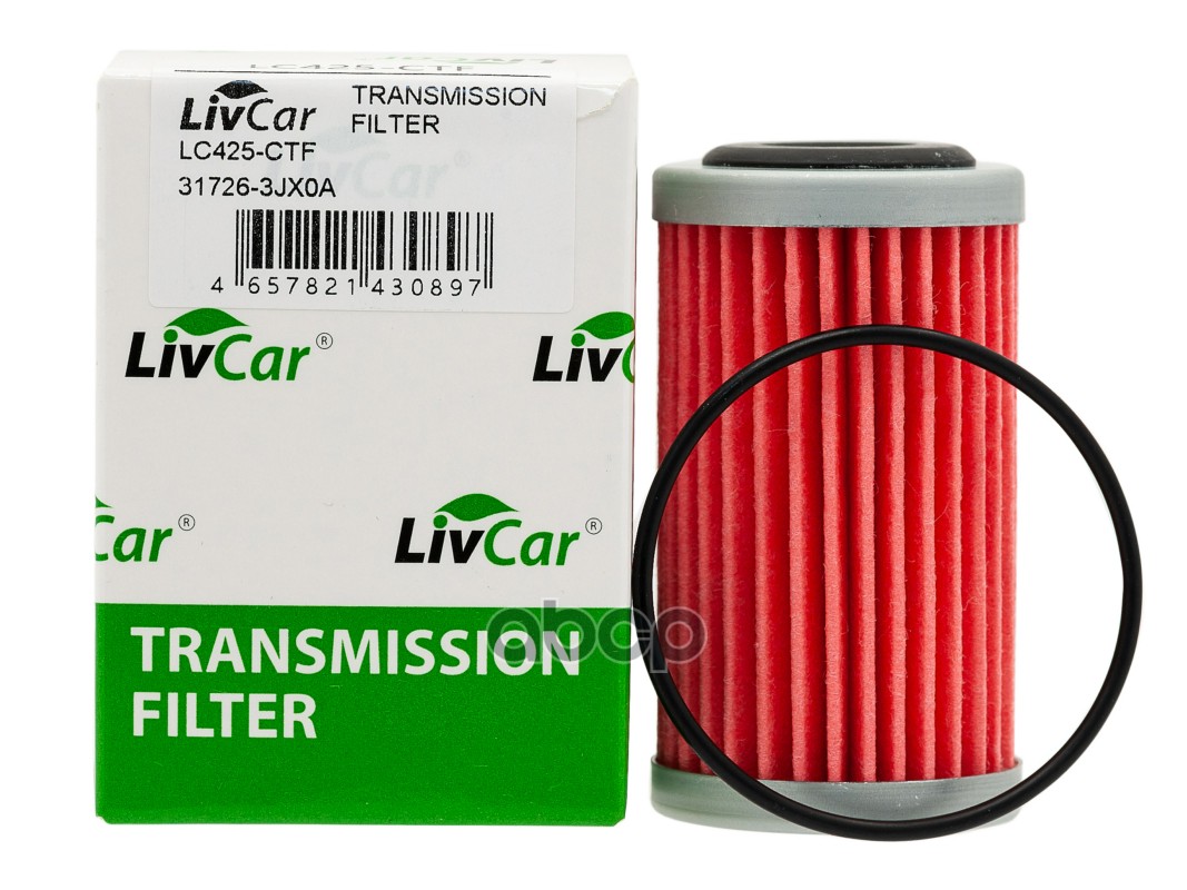 Фильтр трансмиссионный LivCar OEM 31726-3JX0A / SF425CF / JT534 / MFT-2004 / (CVT7 JF015  RE0F11A) LivCar арт. lc425-ctf
