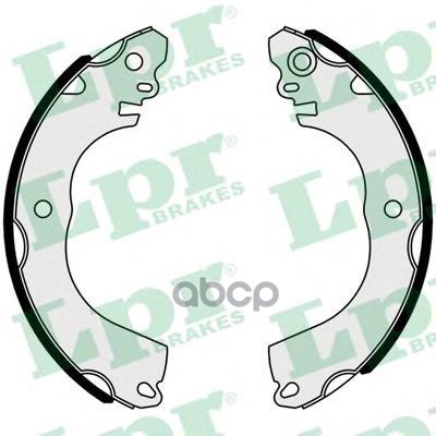 Колодки Барабанные Nissan Tiida 01097 Lpr арт. 01097