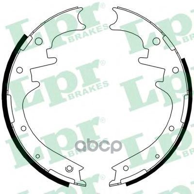 Комплект тормозных колодок 01125 Lpr арт. 01125