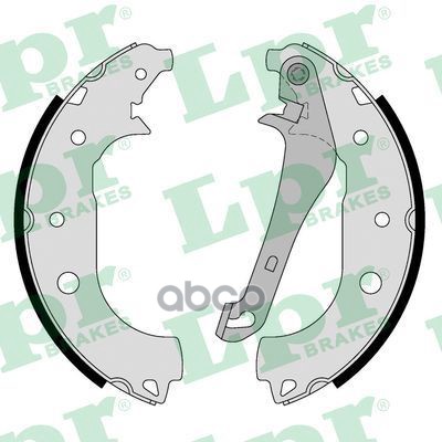Колодки тормозные барабанные, комплект LPR 01184 Lpr арт. 01184