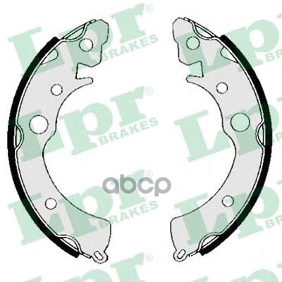 Колодки тормозные барабанные Lpr арт. 04810