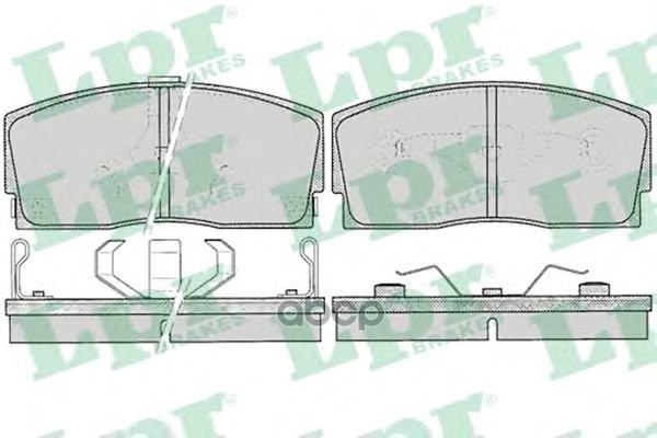 Комплект тормозных колодок 05P055 Lpr арт. 05P055