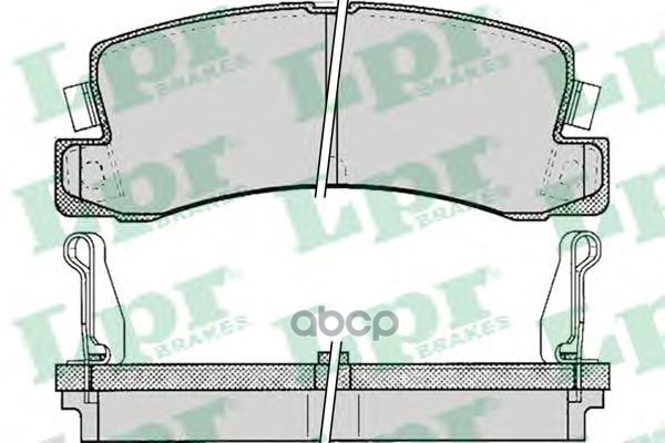Колодки тормозные дисковые Lpr арт. 05P061