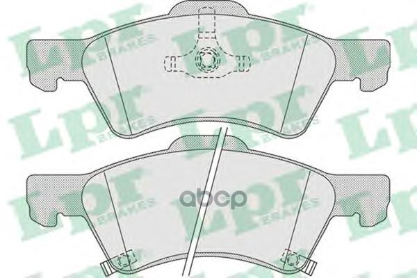 Комплект тормозных колодок 05P1006 Lpr арт. 05P1006