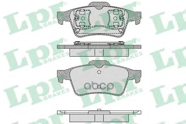 Колодки тормозные дисковые FORD FOCUS II Lpr арт. 05P1189