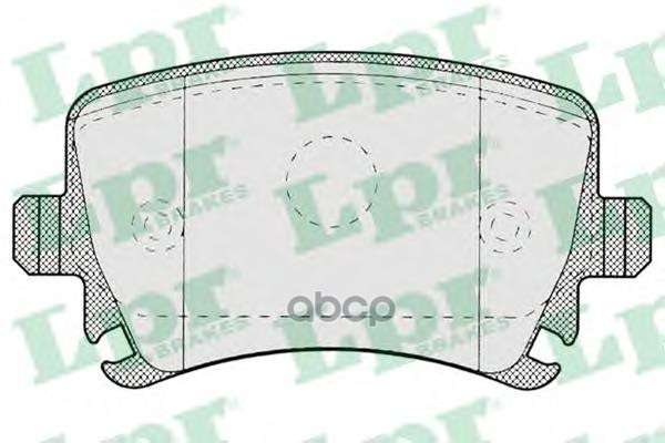 Колодки тормозные дисковые Lpr арт. 05P1219