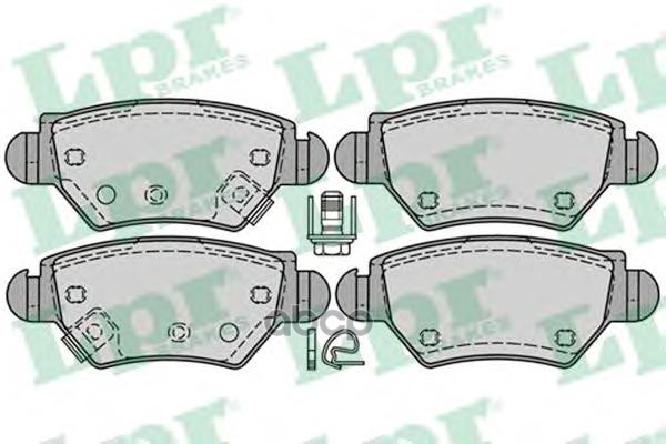 Колодки тормозные дисковые Lpr арт. 05P1227