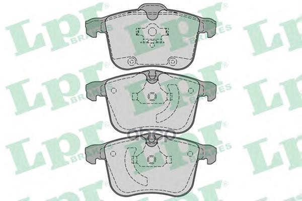 Комплект тормозных колодок 05P1244 Lpr арт. 05P1244