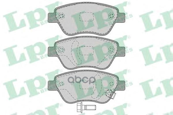 Колодки тормозные дисковые Lpr арт. 05P1247