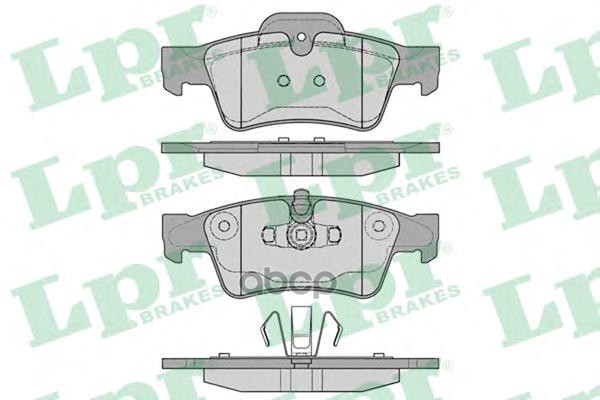 Колодки задние MERCEDES W164/X164 05P1254 Lpr арт. 05P1254