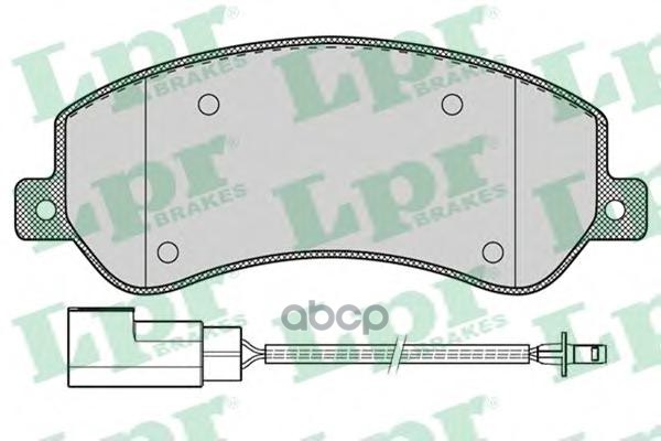 Комплект тормозных колодок 05P1260 Lpr арт. 05P1260