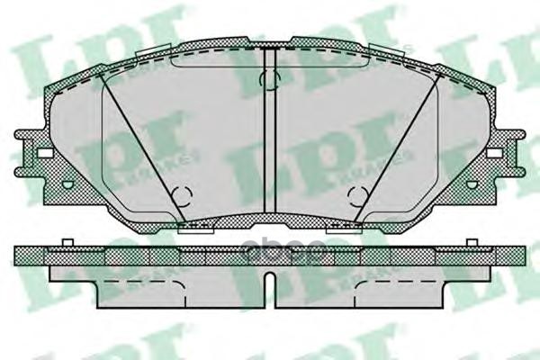 Комплект тормозных колодок 05P1282 Lpr арт. 05P1282