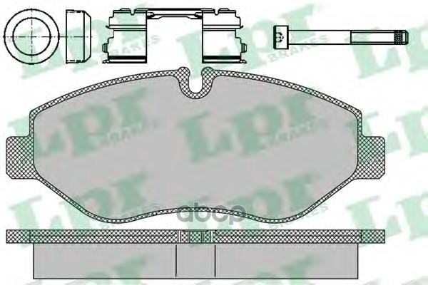 Комплект тормозных колодок 05P1297 Lpr арт. 05P1297