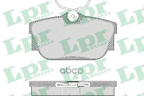 Колодки тормозные дисковые Lpr арт. 05P1303