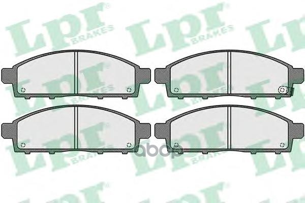 Комплект тормозных колодок 05P1319 Lpr арт. 05P1319