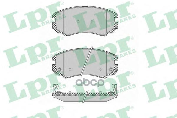 Комплект тормозных колодок 05P1369 Lpr арт. 05P1369