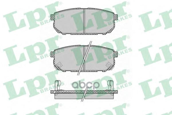 Колодки Тормозные Дисковые Lpr арт. 05P1370