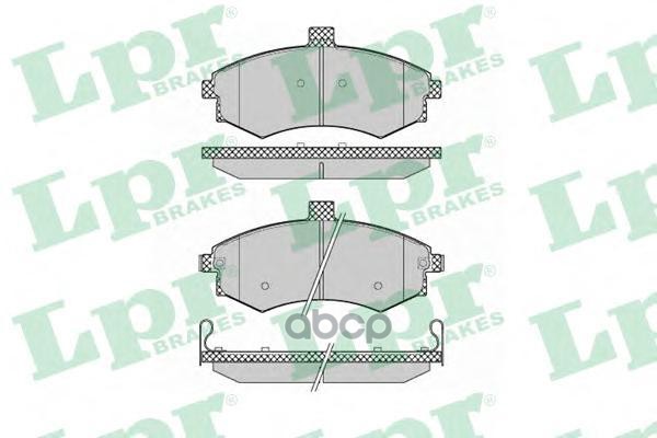 Колодки тормозные дисковые Lpr арт. 05P1374