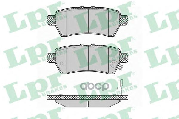 Комплект тормозных колодок 05P1377 Lpr арт. 05P1377