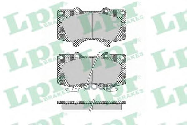 Комплект тормозных колодок 05P1379 Lpr арт. 05P1379