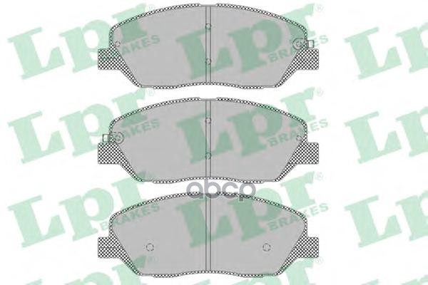 Комплект тормозных колодок 05P1382 Lpr арт. 05P1382