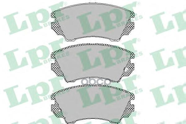 Комплект тормозных колодок 05P1467 Lpr арт. 05P1467