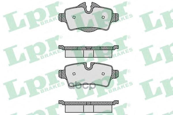 Комплект тормозных колодок 05P1481 Lpr арт. 05P1481